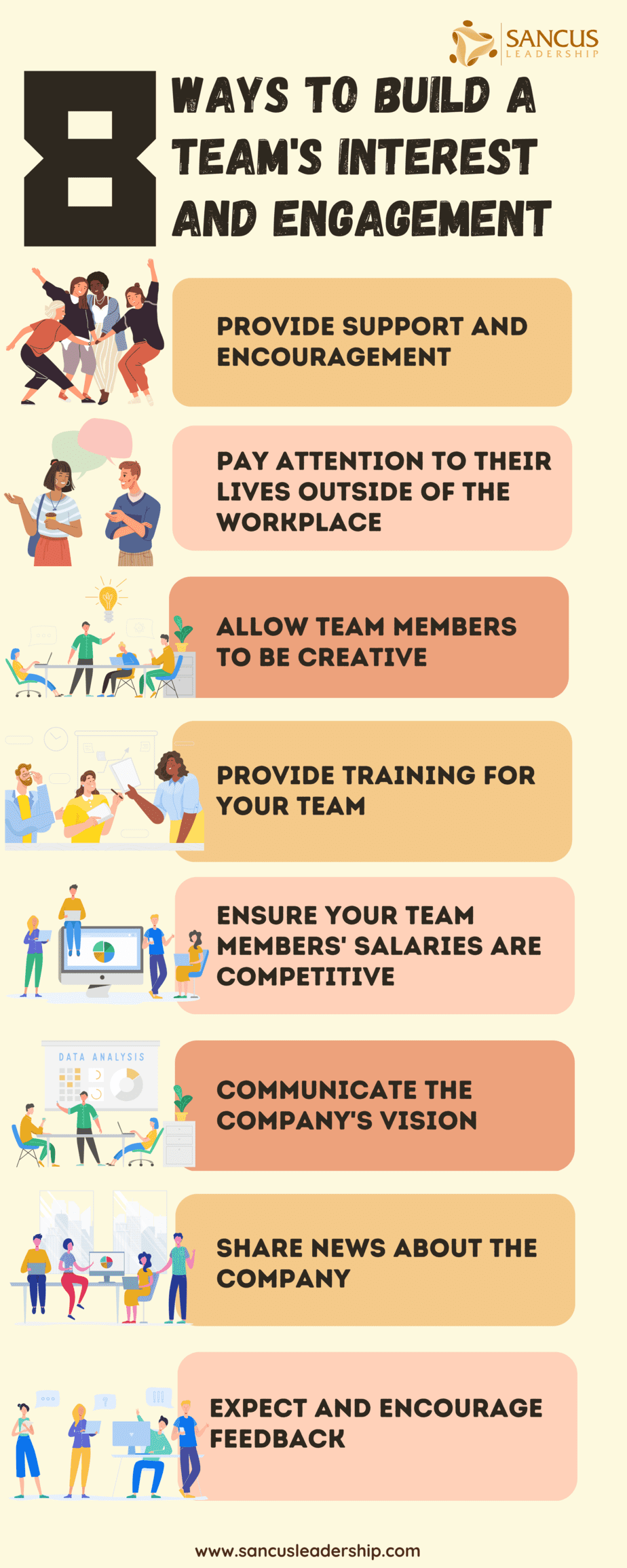 8 Proven Ways To Build Interest and Engagement on a Team!